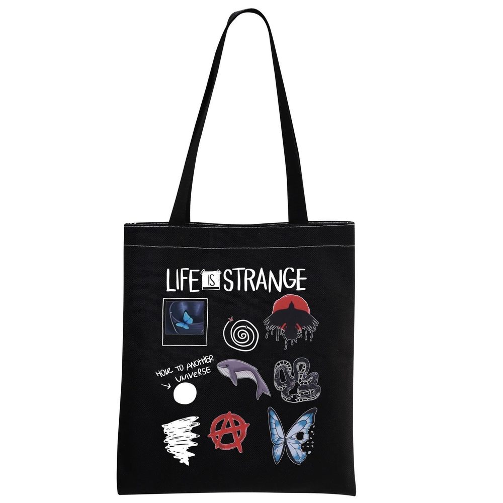 Life Strange Merch Tote Bag Life Strange Fans Gift Chloe And Max Lover Gift o_o